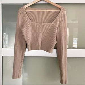 Abercrombie & Fitch Sweater Crop Top (M)